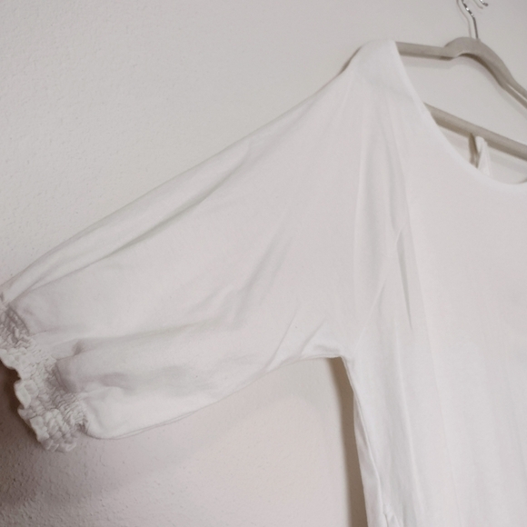 Free People Beach Jenny Drop Waist Babydoll Mini Dress White Size M - Picture 9 of 14